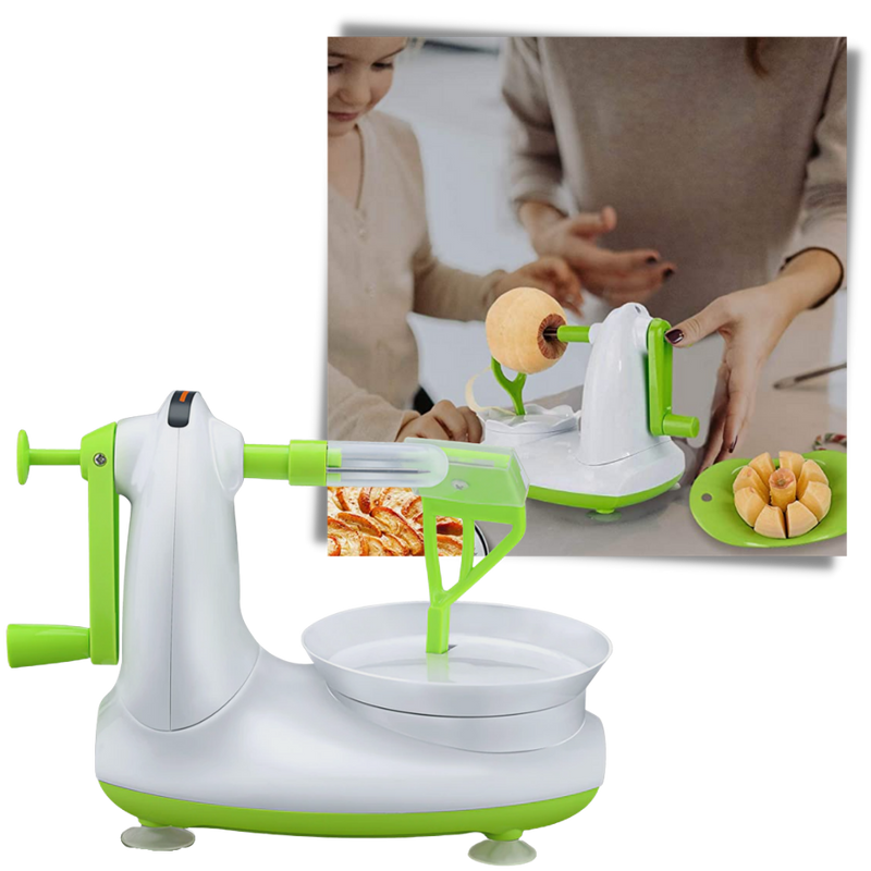 Hand-Cranked Fruit Peeler