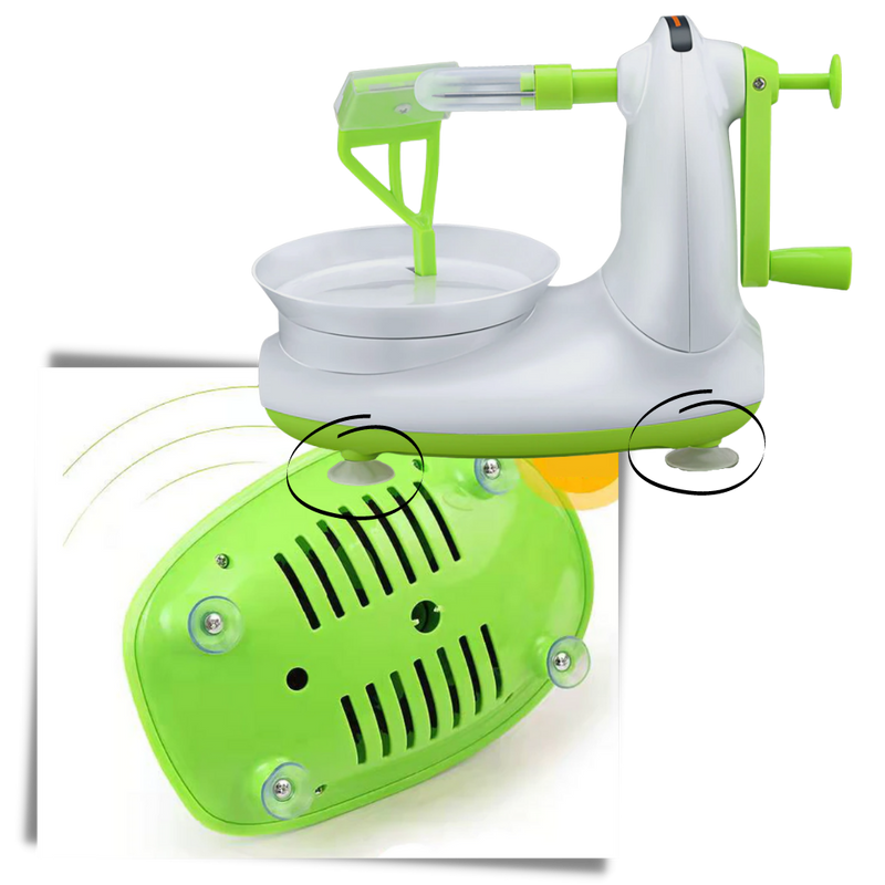 Hand-Cranked Fruit Peeler