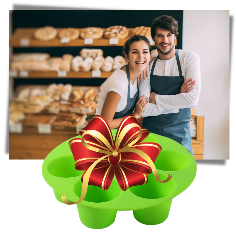Round Silicone Cupcake Tray
