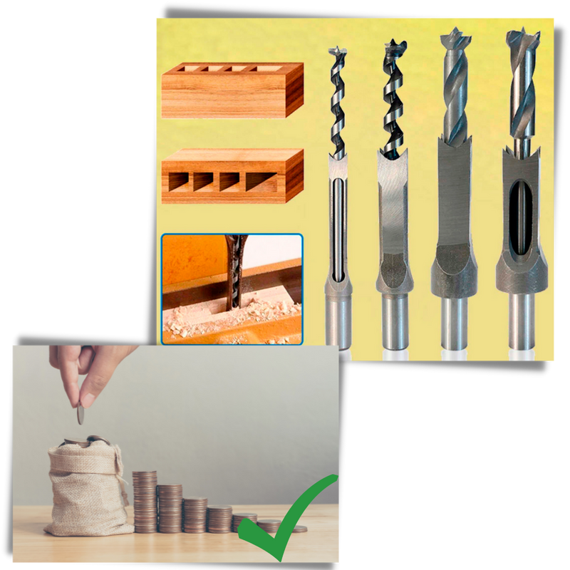 Chisel Drill Bit Set