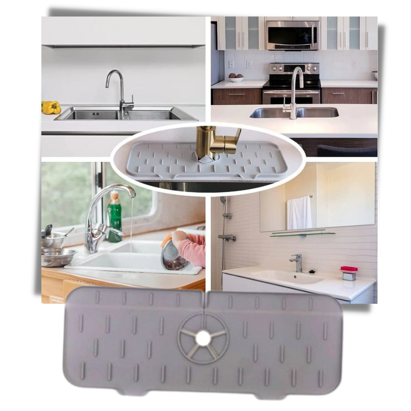 Kitchen Splash Guard Faucet Silicone Mat