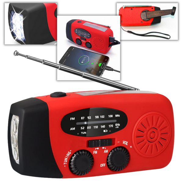 Multifunctional Dynamo Emergency Radio