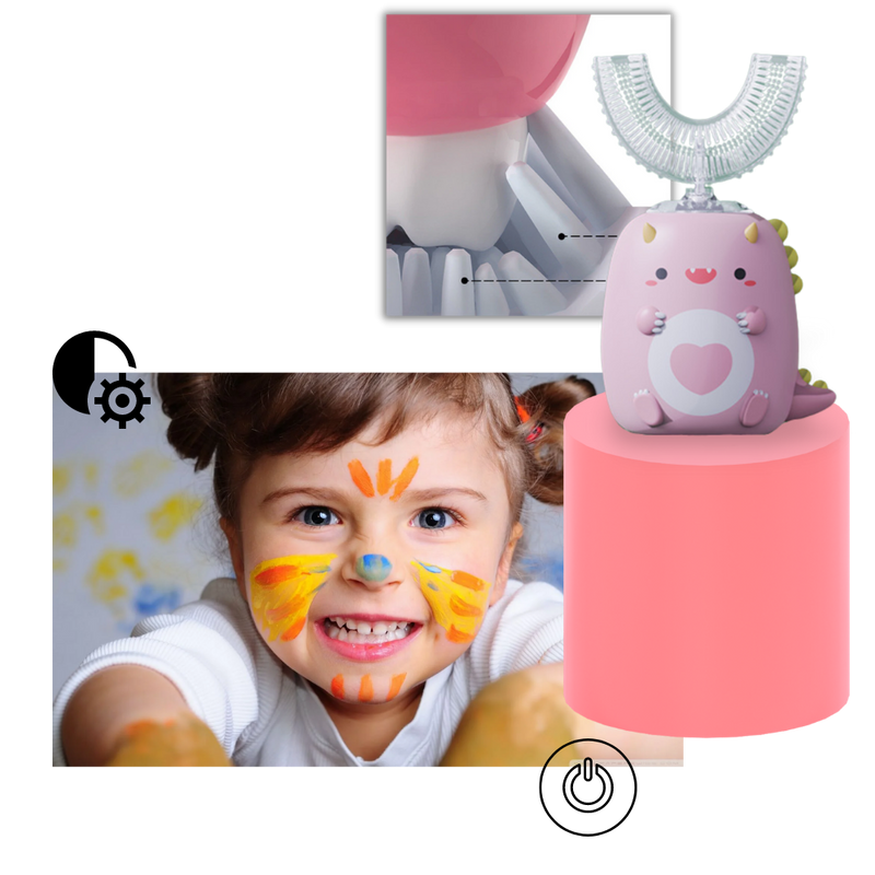 Electric U-Shaped Toothbrush for Kids