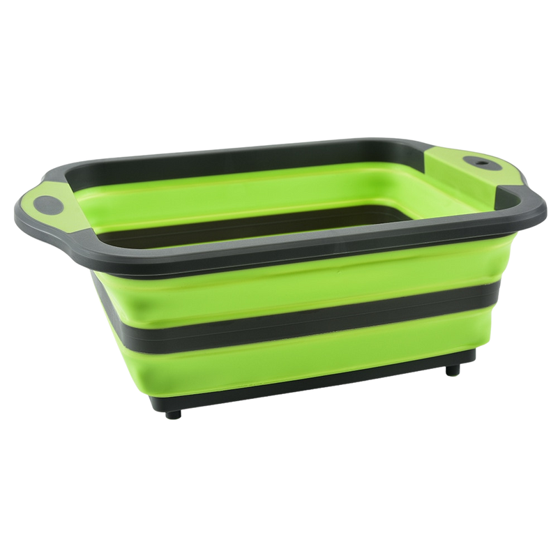 Collapsible Cutting Board with Basket