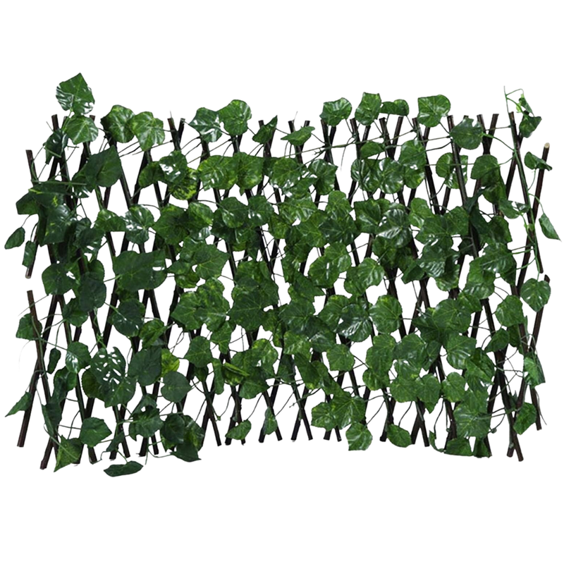 Retractable Artificial Plant Fence