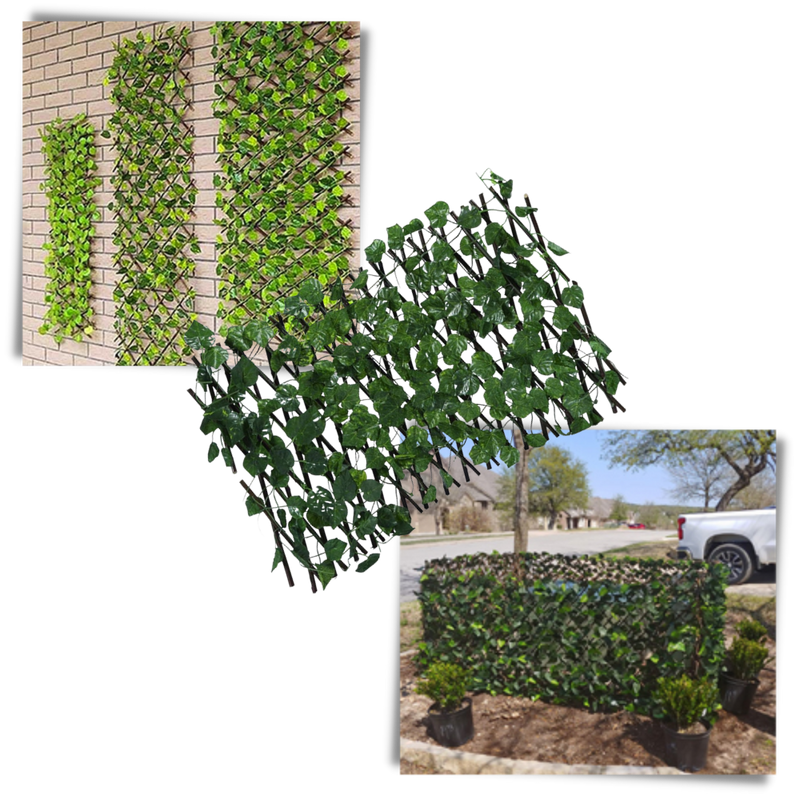 Retractable Artificial Plant Fence