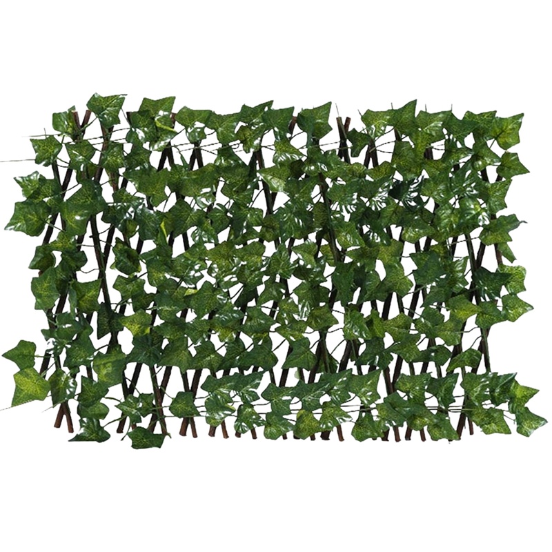 Retractable Artificial Plant Fence