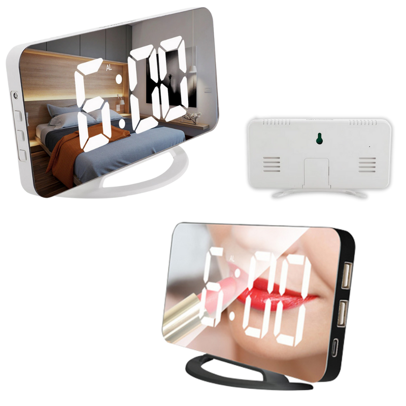 Multifunctional Digital Clock Mirror