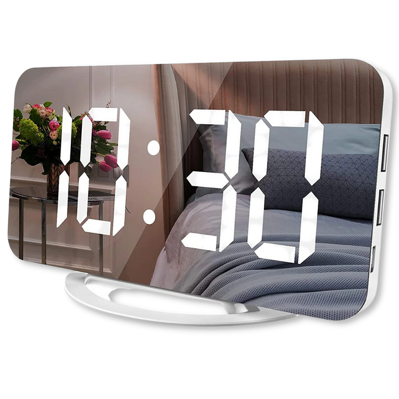 Multifunctional Digital Clock Mirror