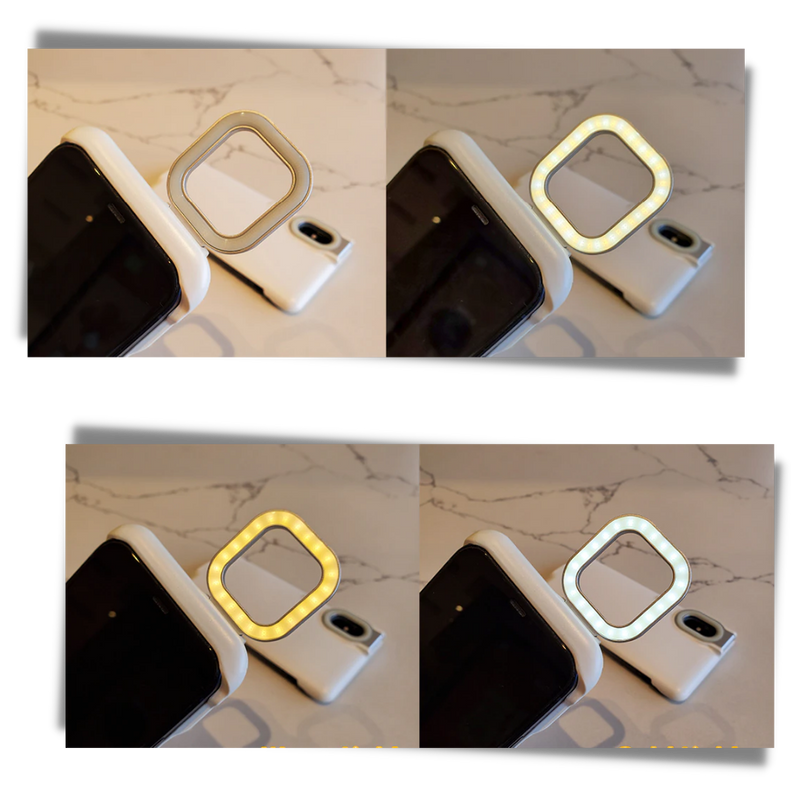 Phone Case With LED Ringlight