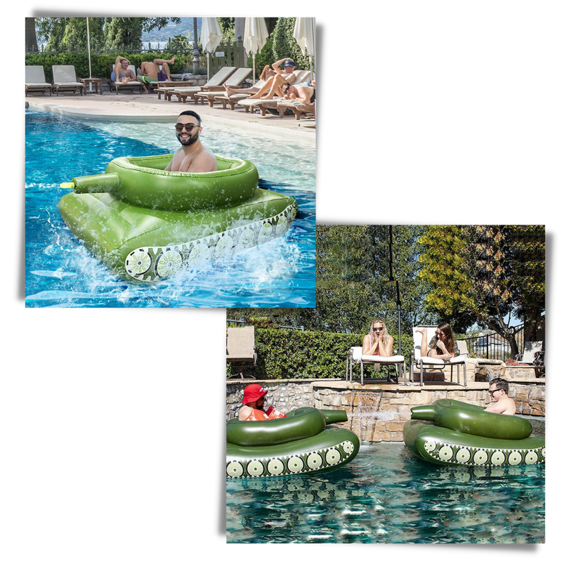 Inflatable Tank Pool Float