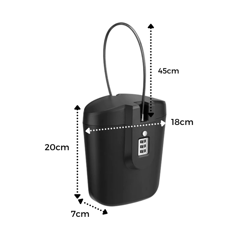 Portable Safe Box with Handle