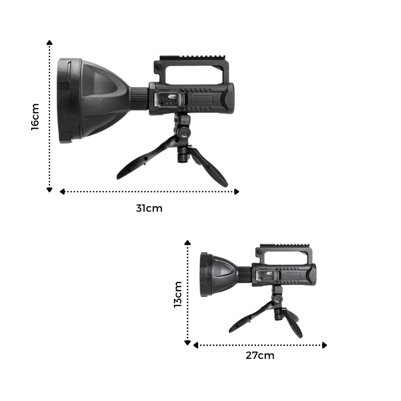 LED Flashlight & Tripod
