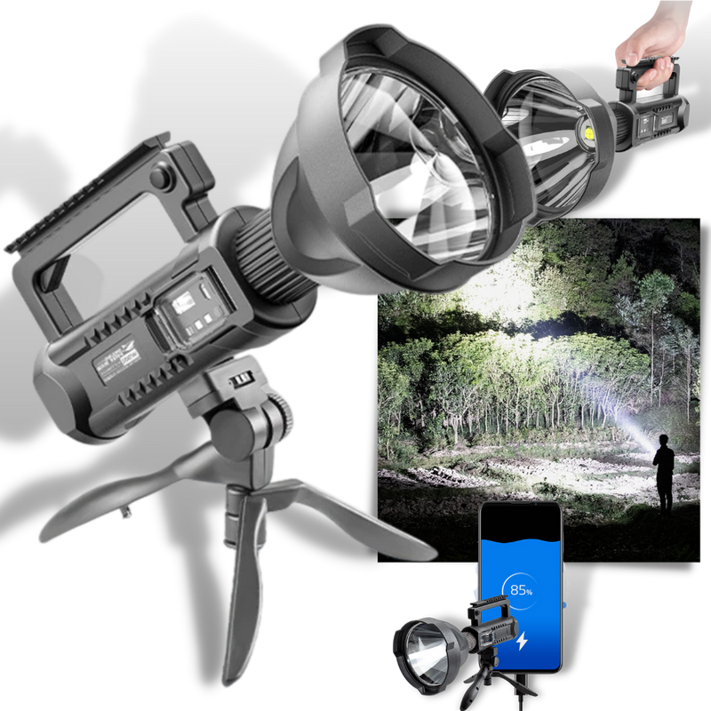LED Flashlight & Tripod