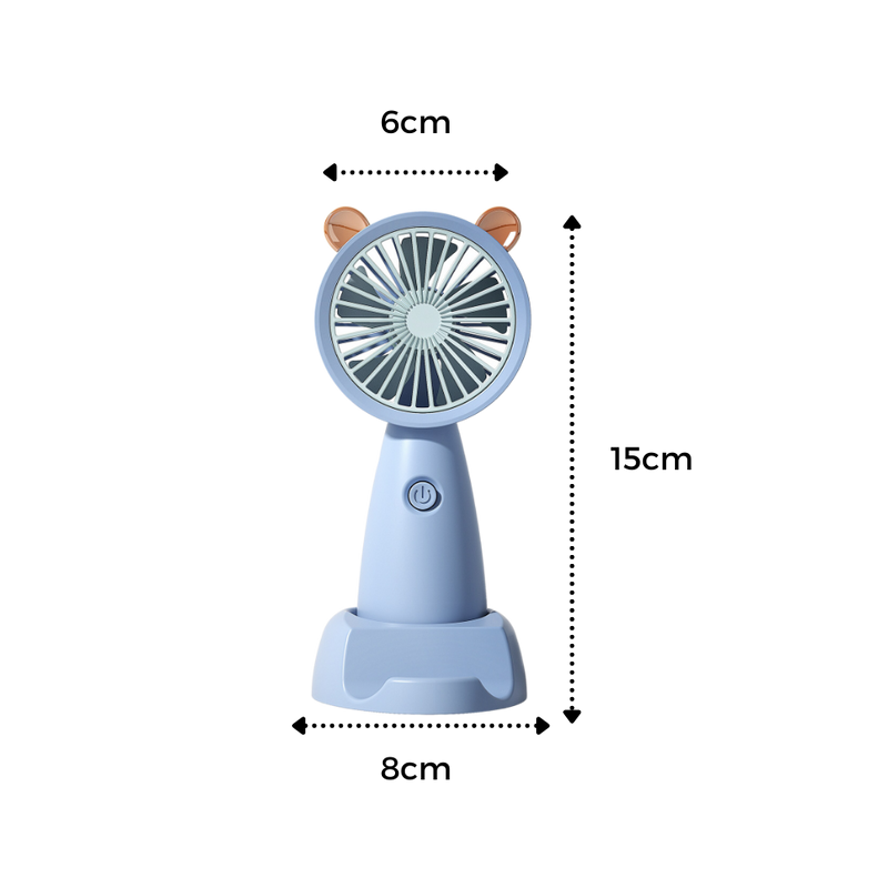 Mini USB Fan With Phone Holder