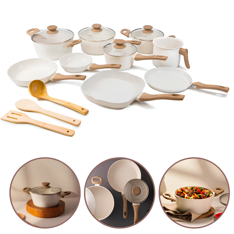 🔥 Full Kitchen Set: 9 Pots + 13 Free Utensils – Limited Stock!