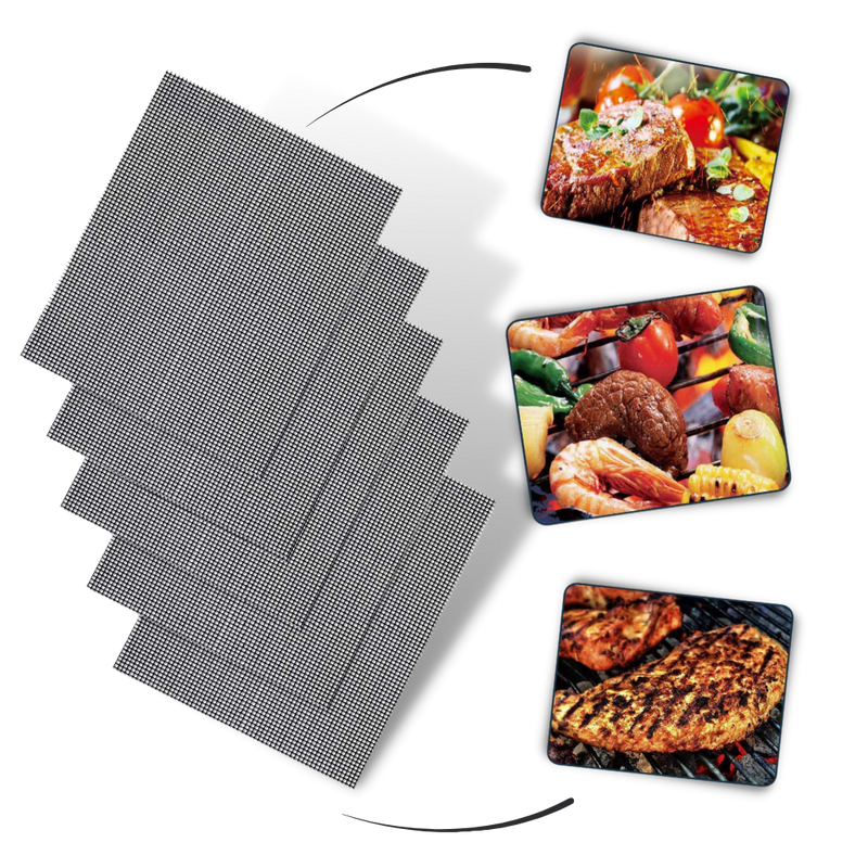 Non stick BBQ Mats (5pcs)
