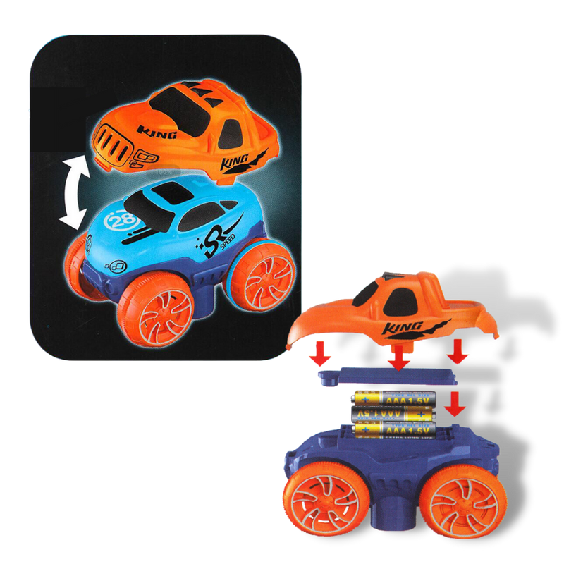 Flexible Rail Car Toy For Kids
