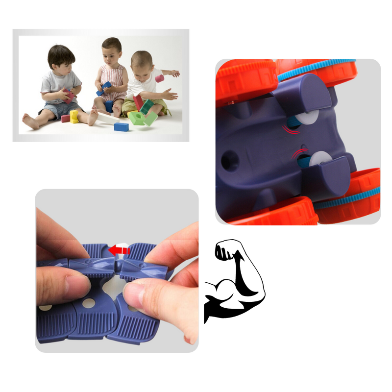 Flexible Rail Car Toy For Kids