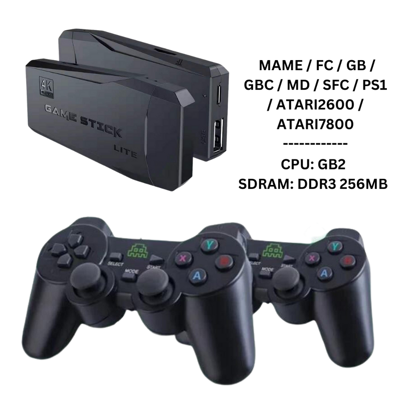 Retro Video Game Consoles & Stick
