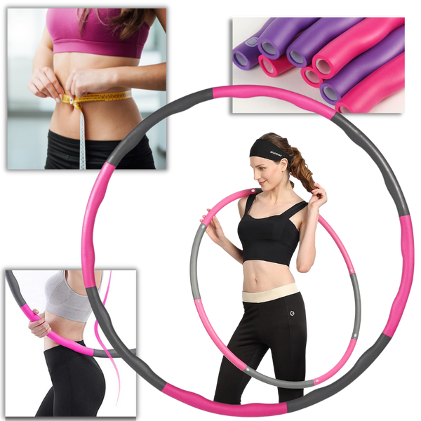 Padded Fitness Hula Hoop Adjustable