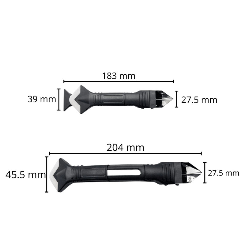 Multi-Material Caulking and Scraping Tool