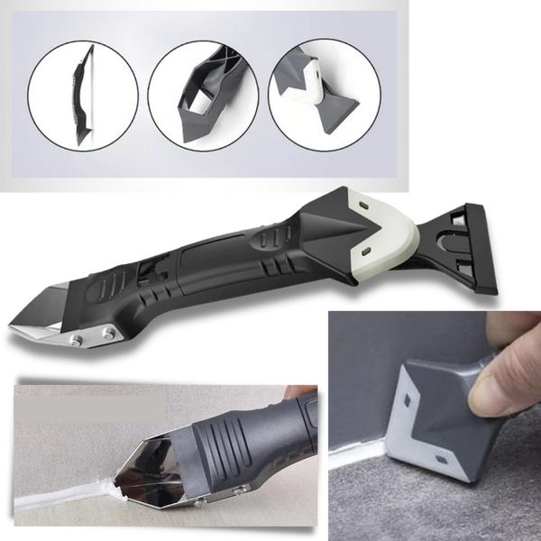 Multi-Material Caulking and Scraping Tool