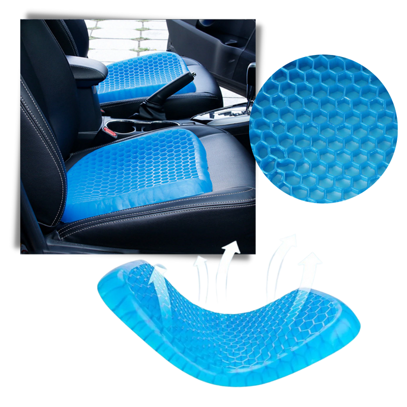 Gel seat cushion for pressure relief