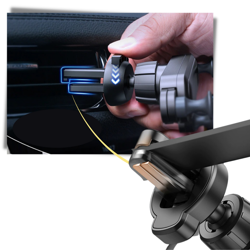 Gravity car phone holder
