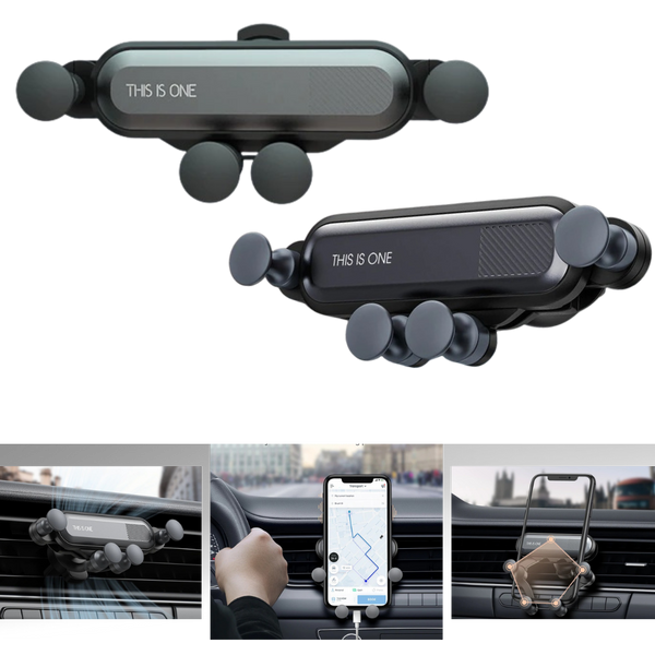 Gravity car phone holder