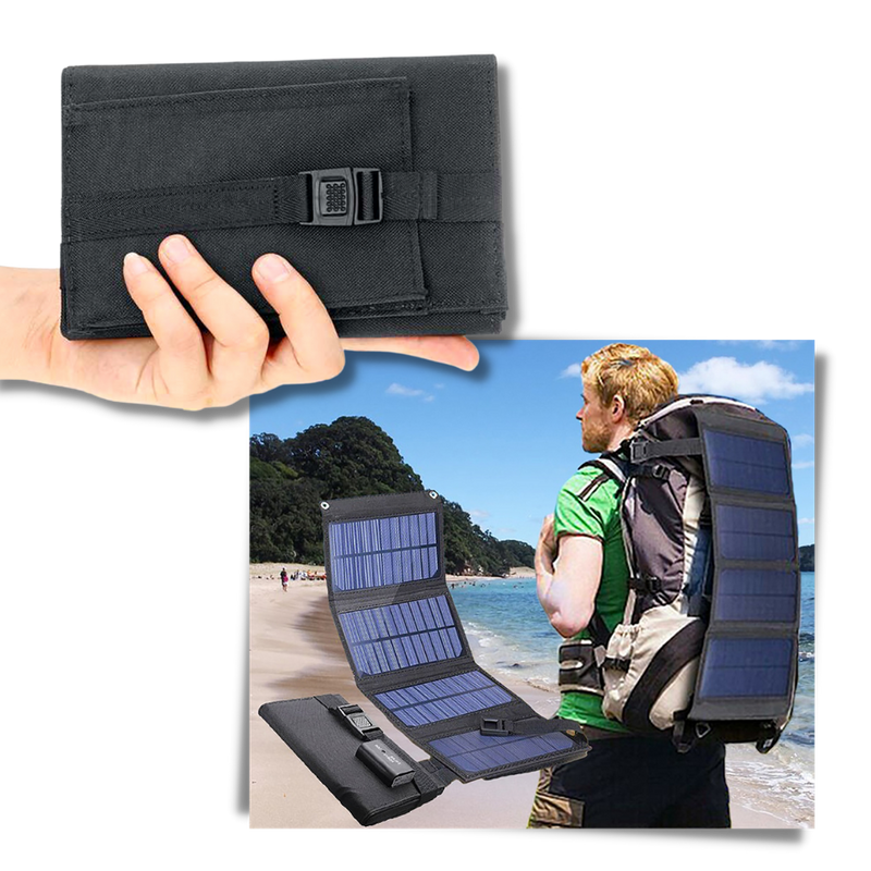 Portable Solar Panel Charger with USB Port