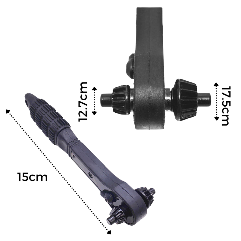 Ratcheting Drill Chuck Key