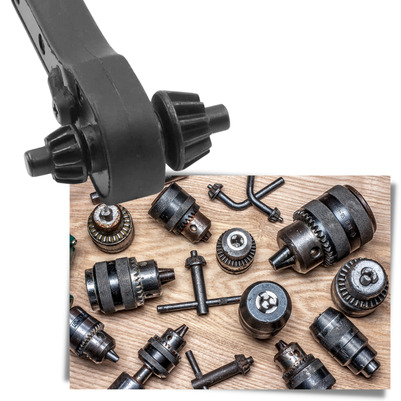Ratcheting Drill Chuck Key