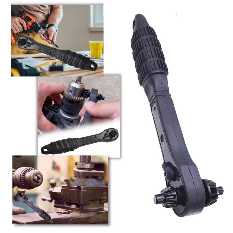 Ratcheting Drill Chuck Key