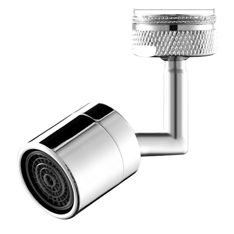 Rotating anti splash 360° swivel faucet nozzle