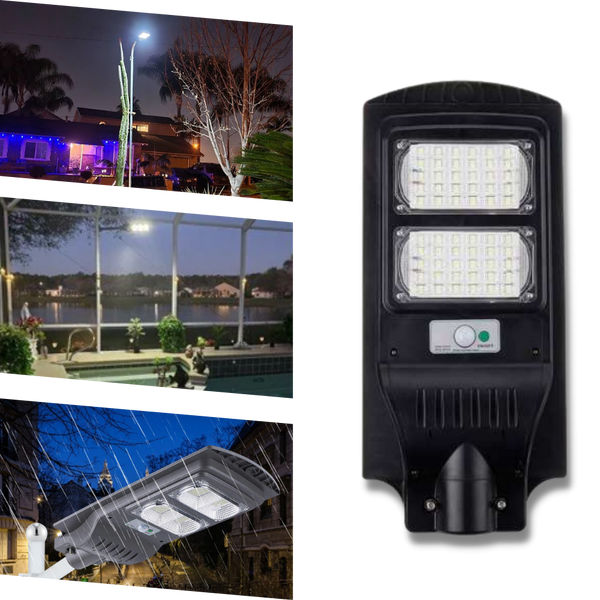 Motion-Sensing Solar-Powered Outdoor LED