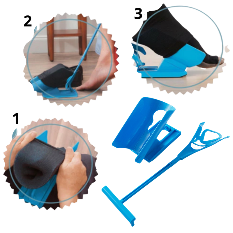 Sock helper slider