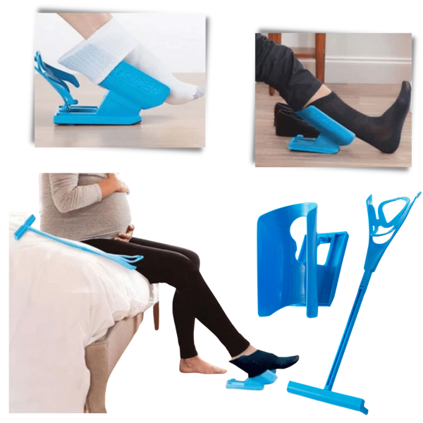 Sock helper slider