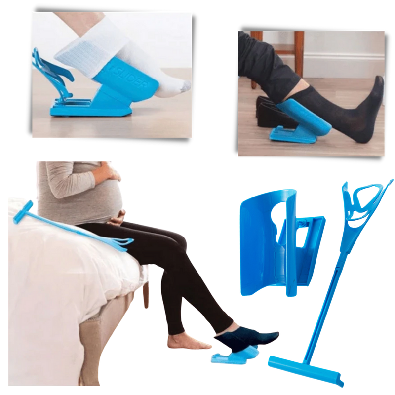 Sock helper slider