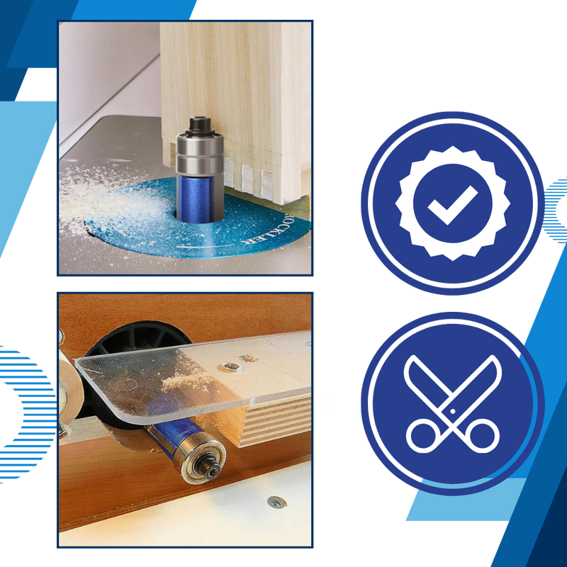 Anti-Kick Router Bits For Wood