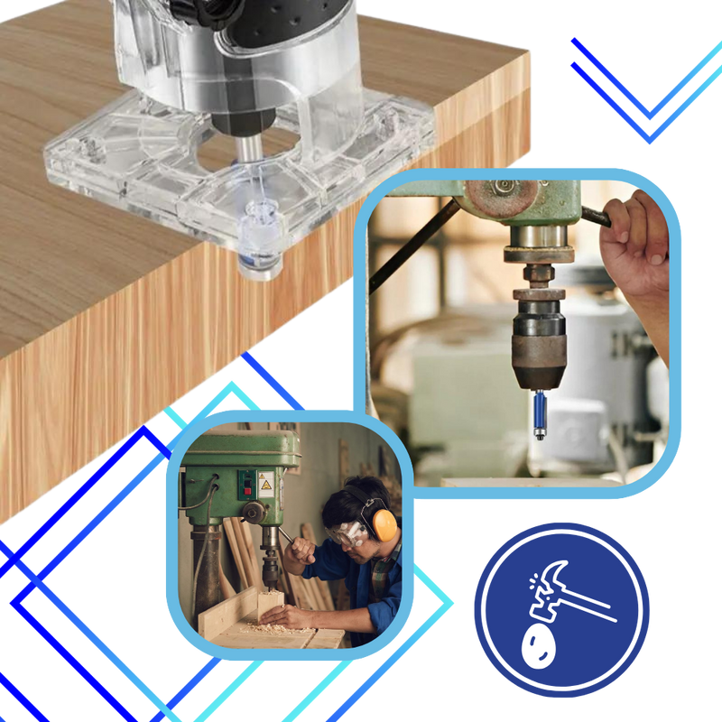 Anti-Kick Router Bits For Wood