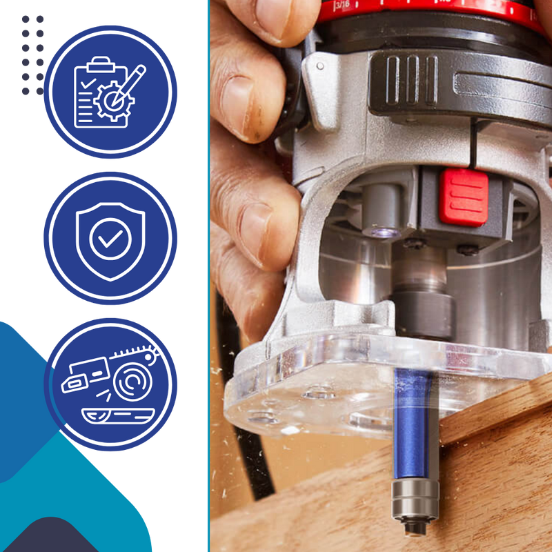 Anti-Kick Router Bits For Wood