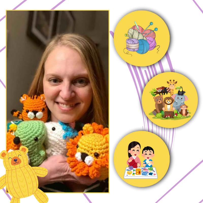 Beginner's Creative Crochet Animal Kits