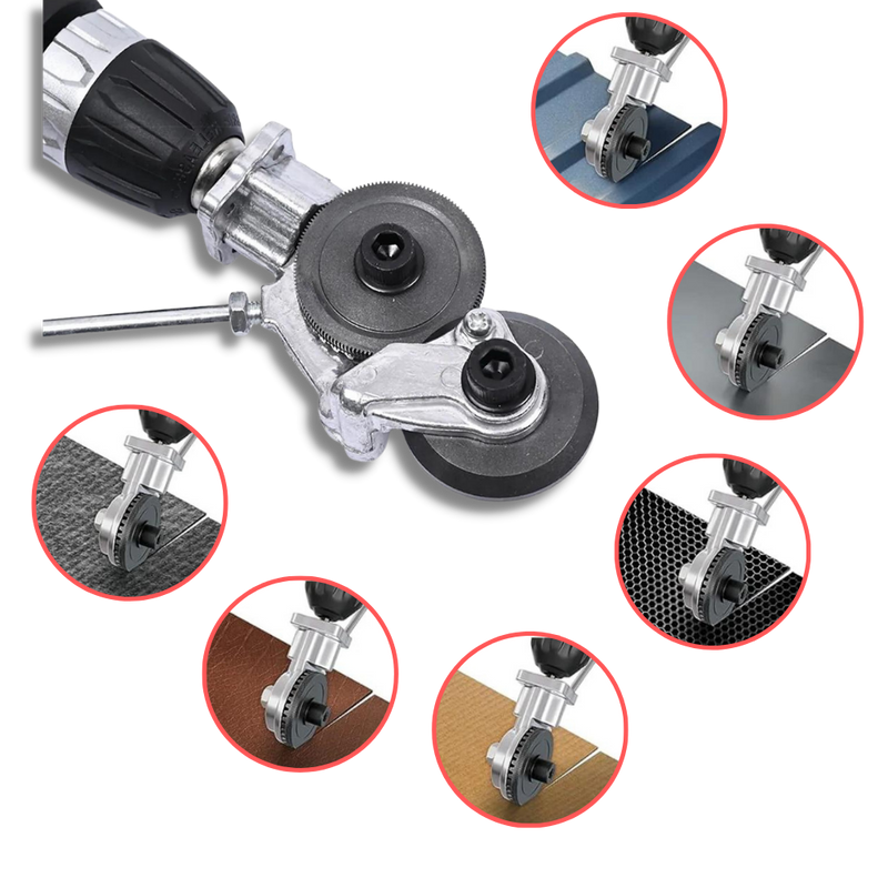 Electric Drill Plate Cutter Set