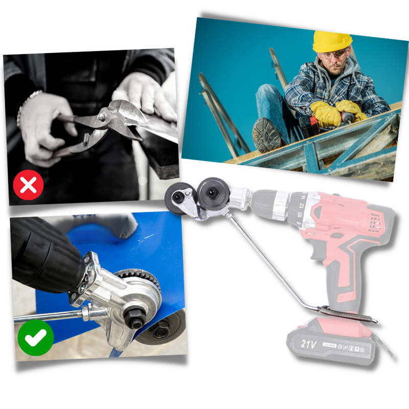 Electric Drill Plate Cutter Set