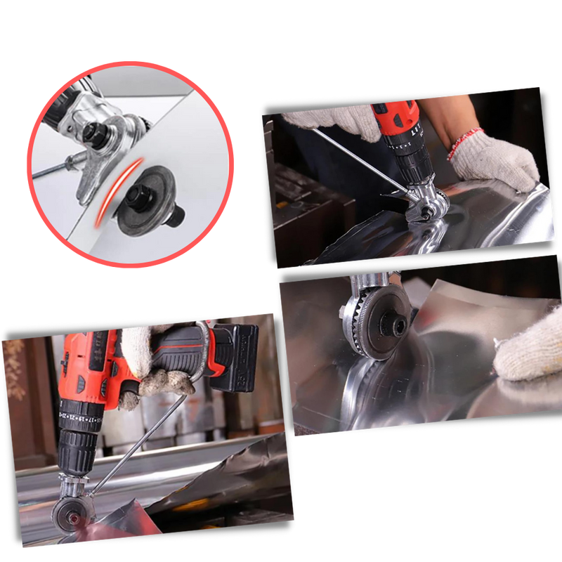 Electric Drill Plate Cutter Set