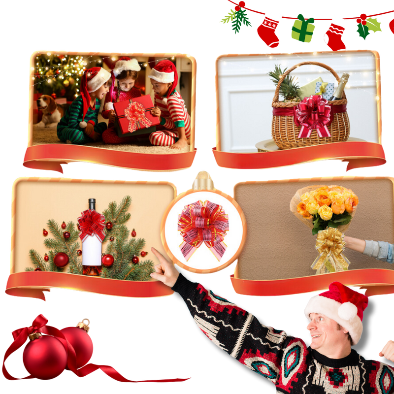 Festive Easy Assembly Ribbon Bows