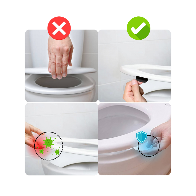 Hands-free Toilet Seat Lifter