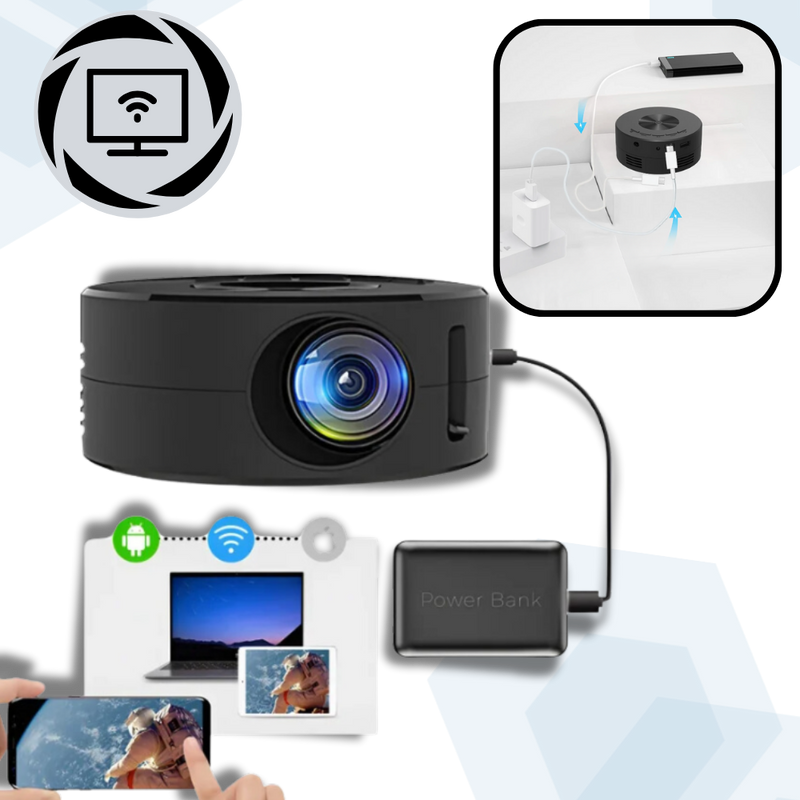 High Resolution Mini Movie Projector
