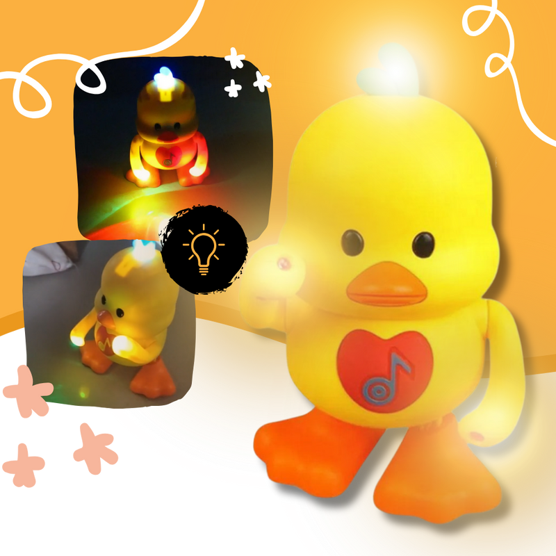 Interactive Light-Up Dancing Duck Toy